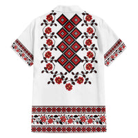 Ukraine Family Matching Off The Shoulder Long Sleeve Dress and Hawaiian Shirt Ukrainian Traditional Folk Patterns