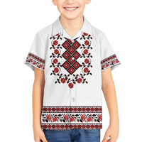 Ukraine Family Matching Puletasi and Hawaiian Shirt Ukrainian Traditional Folk Patterns