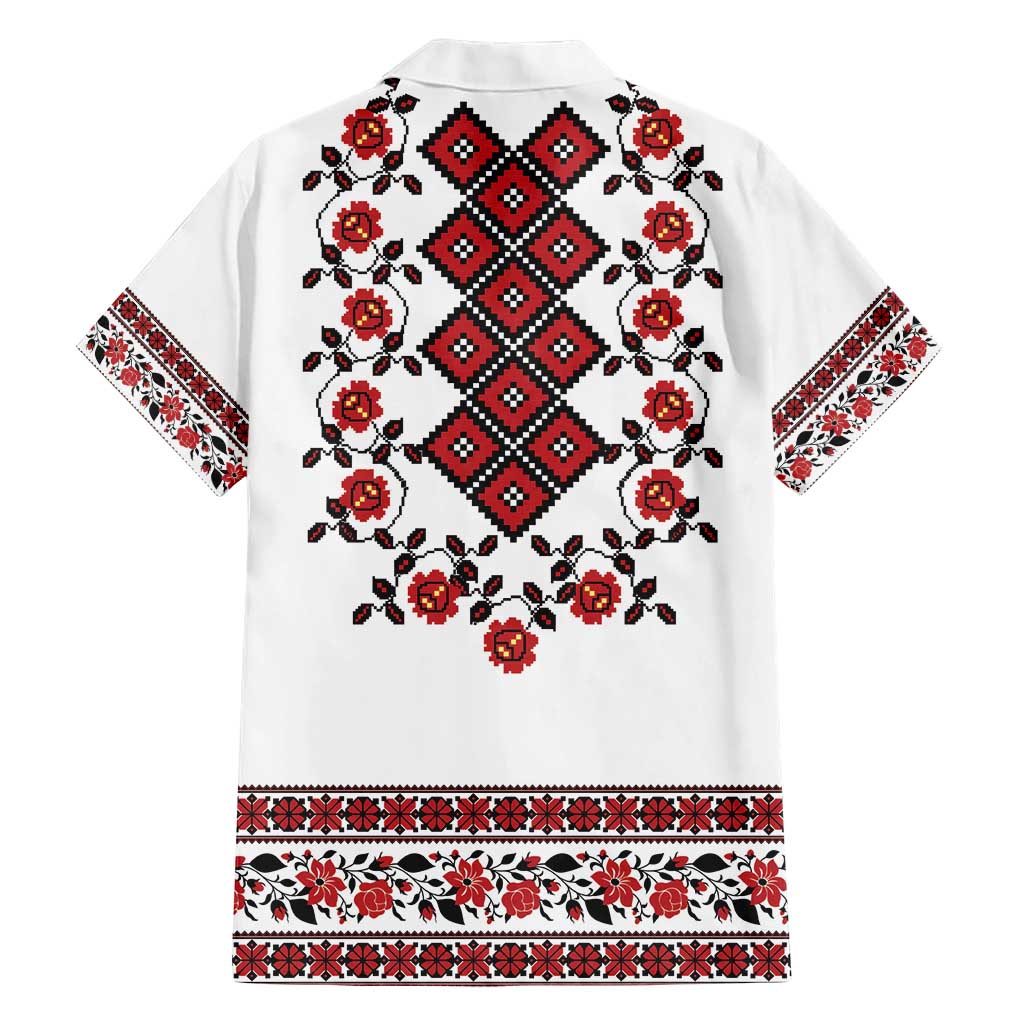 Ukraine Family Matching Short Sleeve Bodycon Dress and Hawaiian Shirt Ukrainian Traditional Folk Patterns