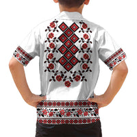 Ukraine Family Matching Summer Maxi Dress and Hawaiian Shirt Ukrainian Traditional Folk Patterns