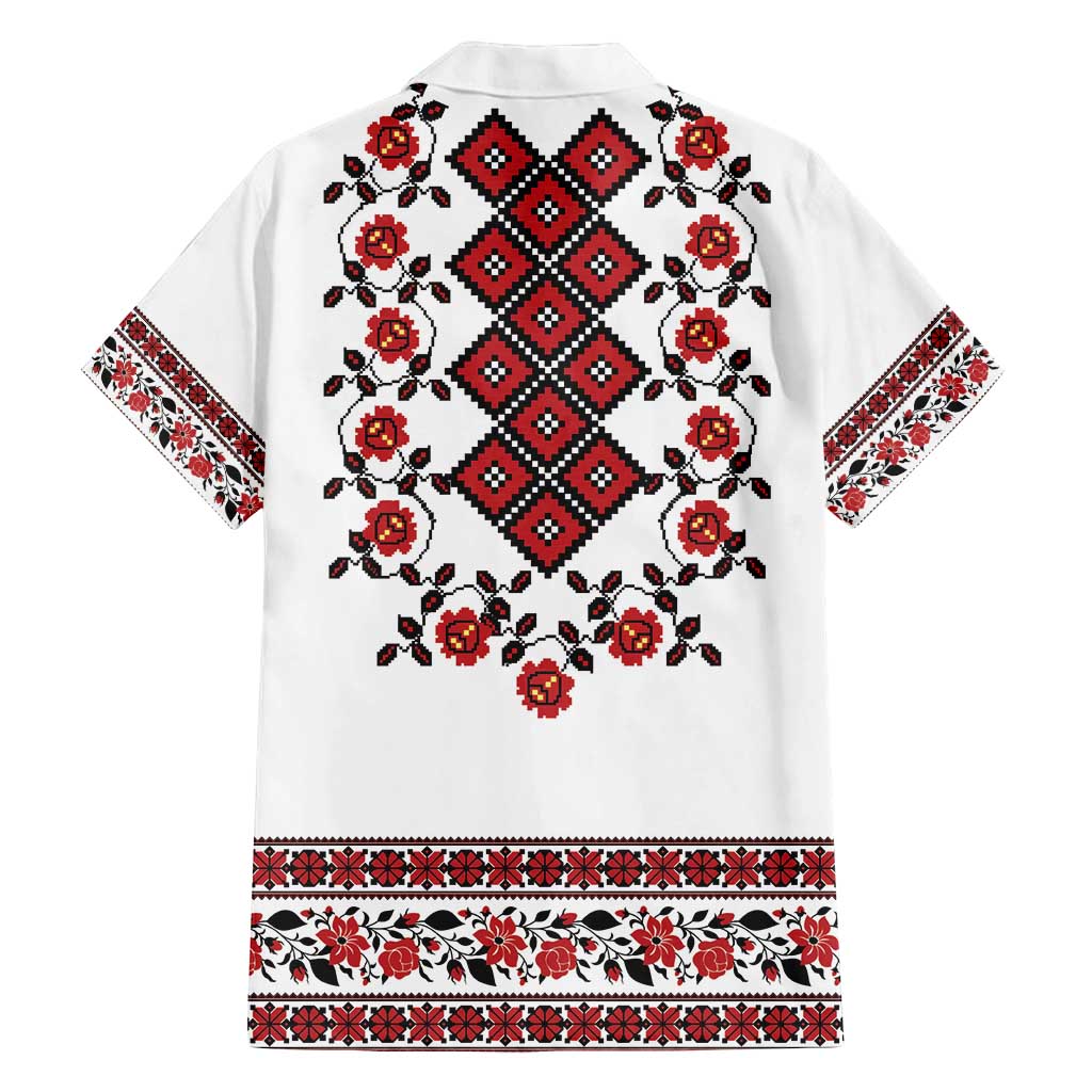 Ukraine Family Matching Summer Maxi Dress and Hawaiian Shirt Ukrainian Traditional Folk Patterns