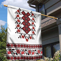 Ukraine Garden Flag Ukrainian Traditional Folk Patterns