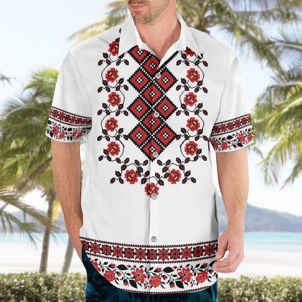 Ukraine Hawaiian Shirt Ukrainian Traditional Folk Patterns