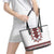 Ukraine Leather Tote Bag Ukrainian Traditional Folk Patterns