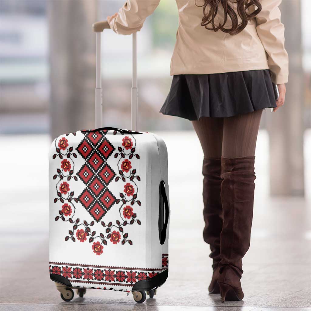 Ukraine Luggage Cover Ukrainian Traditional Folk Patterns