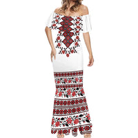 Ukraine Mermaid Dress Ukrainian Traditional Folk Patterns