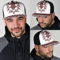 Ukraine Mesh Trucker Cap Ukrainian Traditional Folk Patterns - Wonder Print Shop