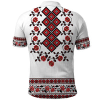 Ukraine Polo Shirt Ukrainian Traditional Folk Patterns