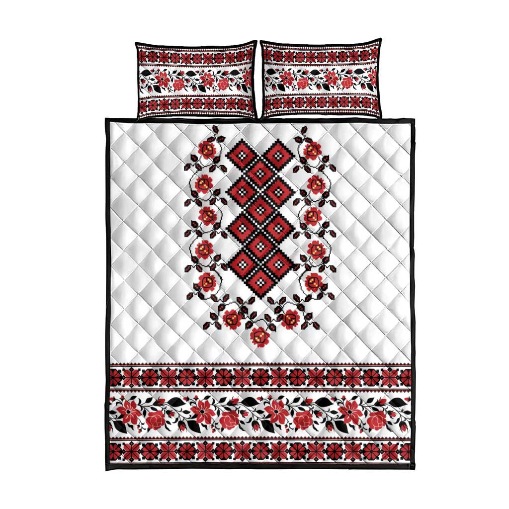 Ukraine Quilt Bed Set Ukrainian Traditional Folk Patterns