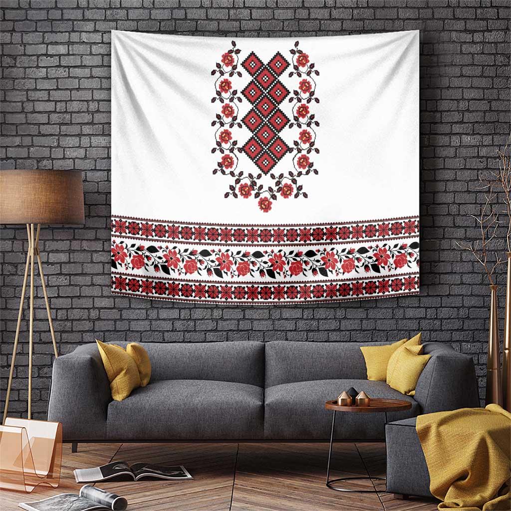 Ukraine Tapestry Ukrainian Traditional Folk Patterns