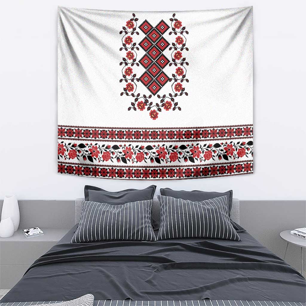 Ukraine Tapestry Ukrainian Traditional Folk Patterns