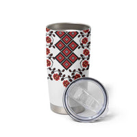 Ukraine Tumbler Cup Ukrainian Traditional Folk Patterns