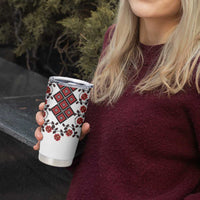 Ukraine Tumbler Cup Ukrainian Traditional Folk Patterns