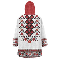 Ukraine Wearable Blanket Hoodie Ukrainian Traditional Folk Patterns