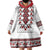Ukraine Wearable Blanket Hoodie Ukrainian Traditional Folk Patterns
