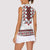 Ukraine Women Sleeveless Polo Shirt Ukrainian Traditional Folk Patterns