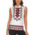 Ukraine Women Sleeveless Polo Shirt Ukrainian Traditional Folk Patterns