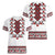 Ukraine Women V-Neck T-Shirt Ukrainian Traditional Folk Patterns