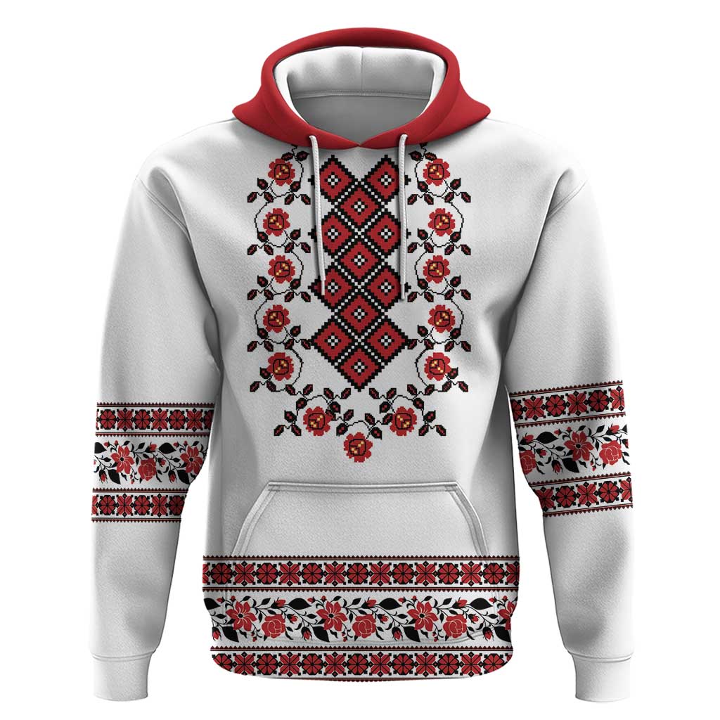 Ukraine Zip Hoodie Ukrainian Traditional Folk Patterns
