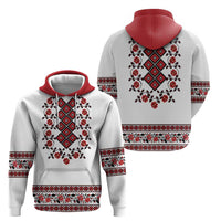 Ukraine Zip Hoodie Ukrainian Traditional Folk Patterns