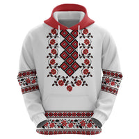 Ukraine Zip Hoodie Ukrainian Traditional Folk Patterns