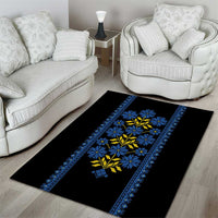 Ukraine Folk Patterns Area Rug Sporty Style