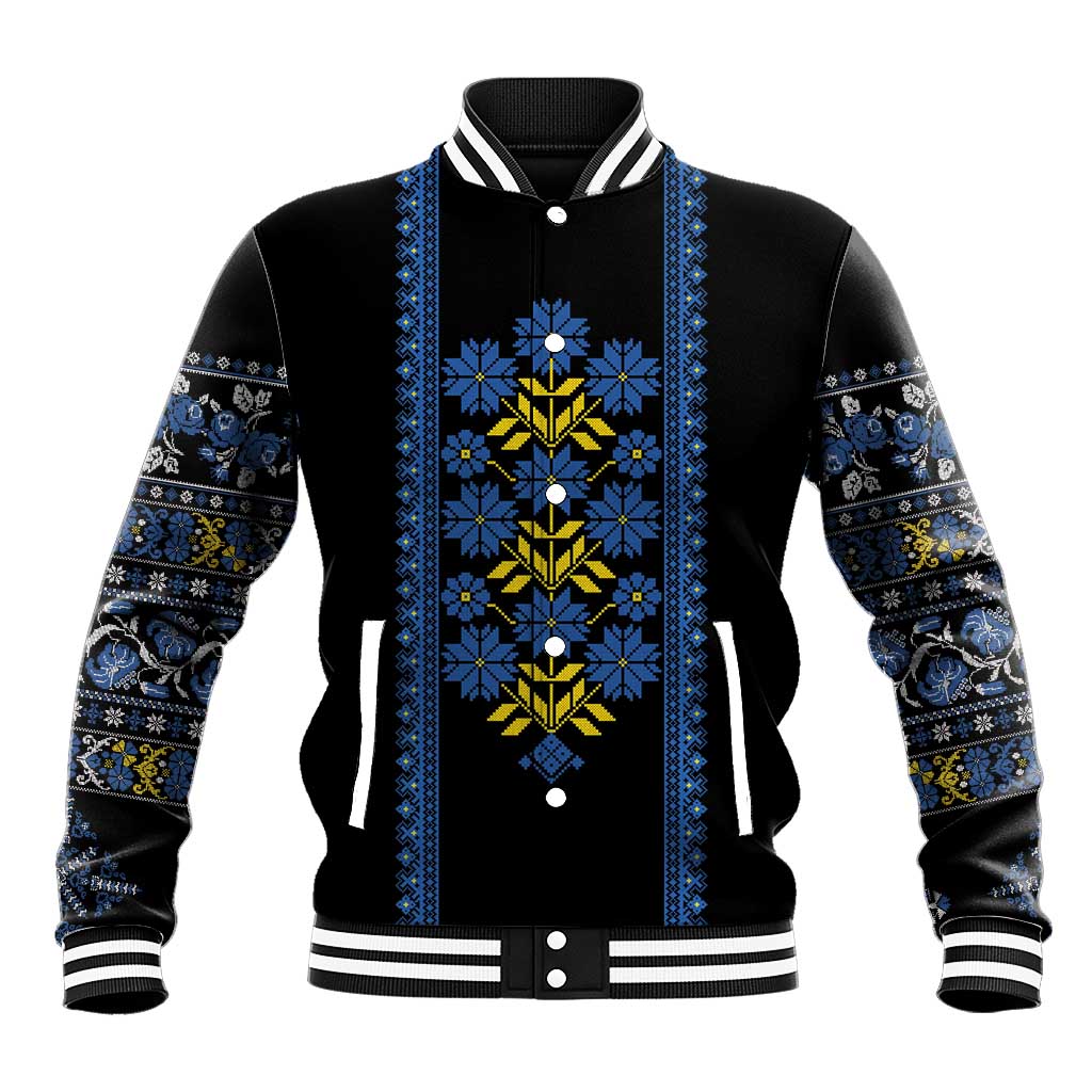 Ukraine Folk Patterns Baseball Jacket Sporty Style