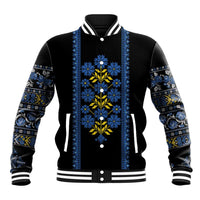 Ukraine Folk Patterns Baseball Jacket Sporty Style
