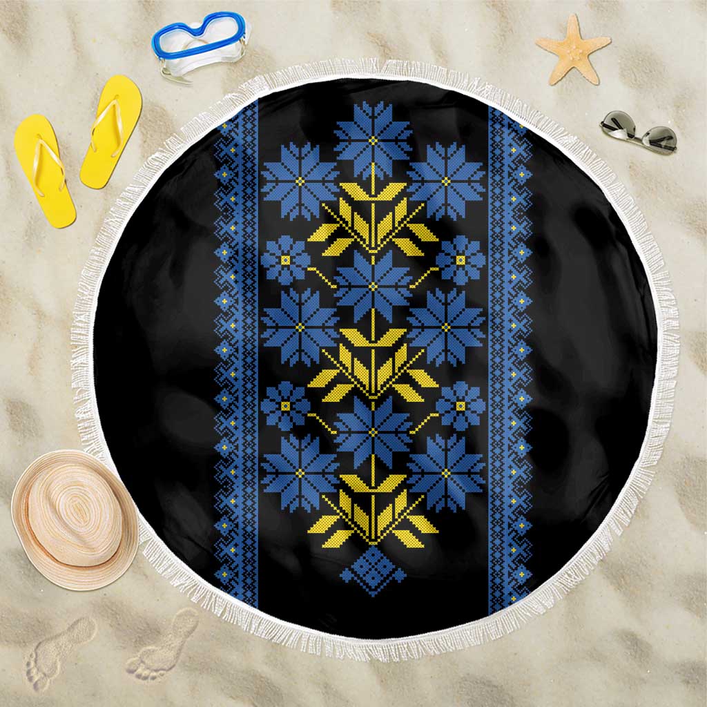 Ukraine Folk Patterns Beach Blanket Sporty Style