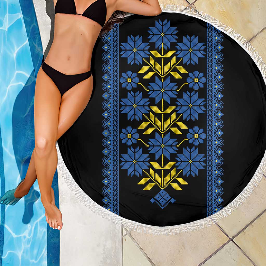 Ukraine Folk Patterns Beach Blanket Sporty Style