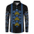 Ukraine Folk Patterns Button Sweatshirt Sporty Style
