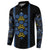 Ukraine Folk Patterns Button Sweatshirt Sporty Style