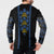 Ukraine Folk Patterns Button Sweatshirt Sporty Style