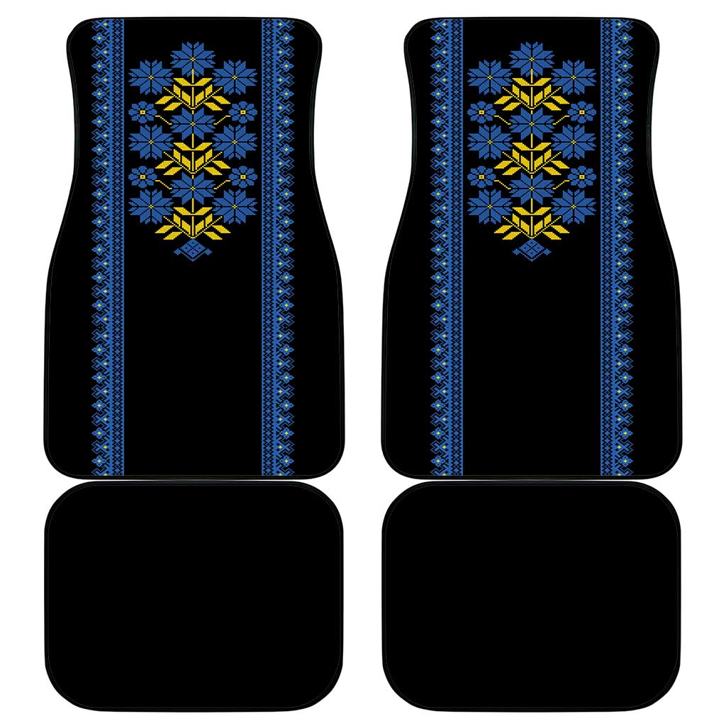 Ukraine Folk Patterns Car Mats Sporty Style