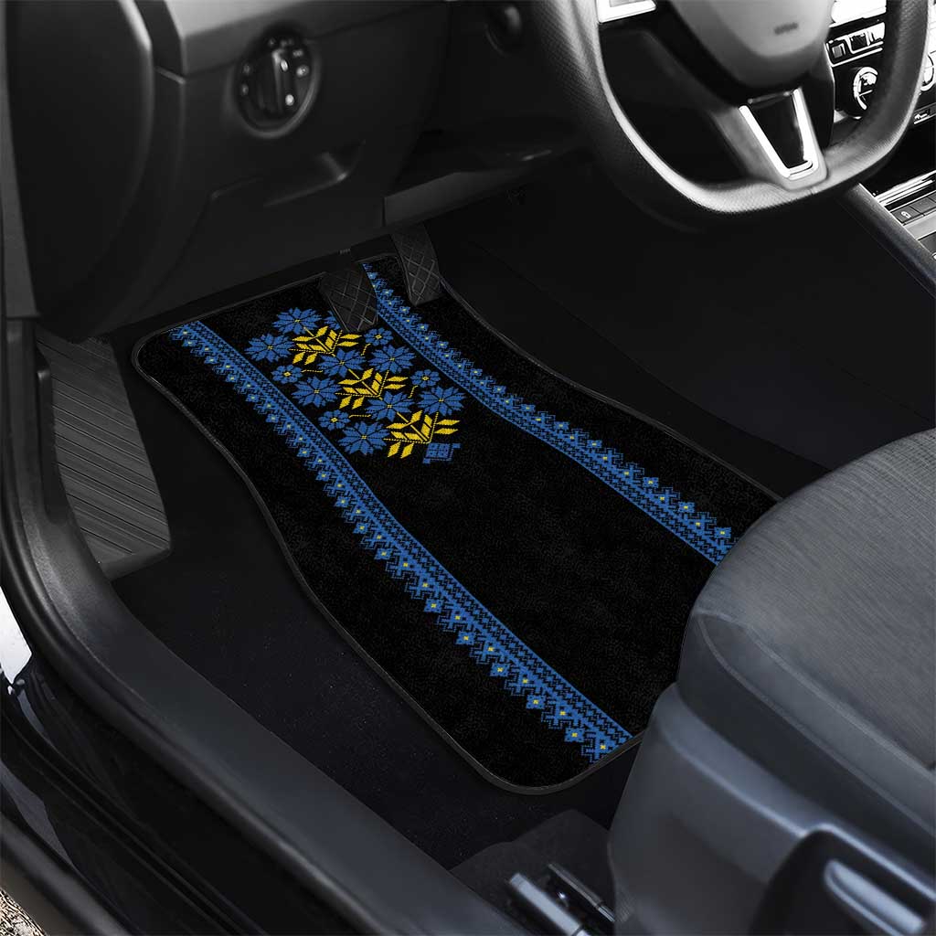 Ukraine Folk Patterns Car Mats Sporty Style