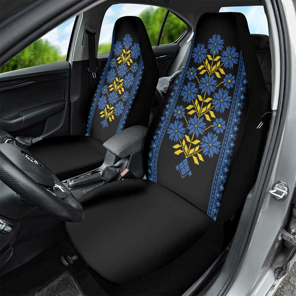 Ukraine Folk Patterns Car Seat Cover Sporty Style
