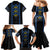Ukraine Folk Patterns Family Matching Mermaid Dress and Hawaiian Shirt Sporty Style