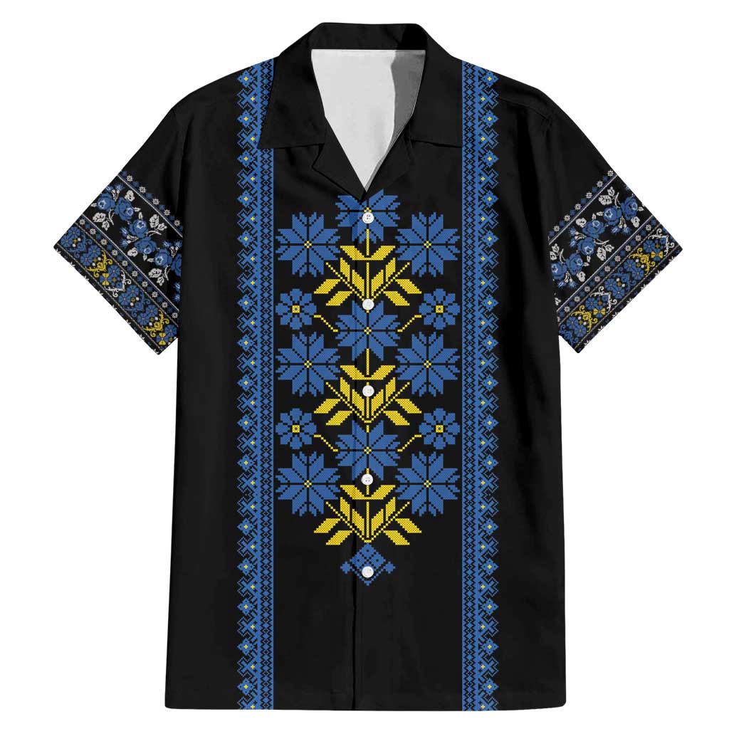 Ukraine Folk Patterns Family Matching Mermaid Dress and Hawaiian Shirt Sporty Style