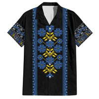 Ukraine Folk Patterns Family Matching Off The Shoulder Long Sleeve Dress and Hawaiian Shirt Sporty Style