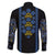 Ukraine Folk Patterns Family Matching Off The Shoulder Long Sleeve Dress and Hawaiian Shirt Sporty Style