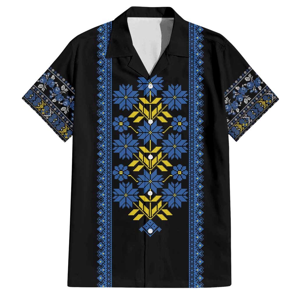 Ukraine Folk Patterns Family Matching Puletasi and Hawaiian Shirt Sporty Style