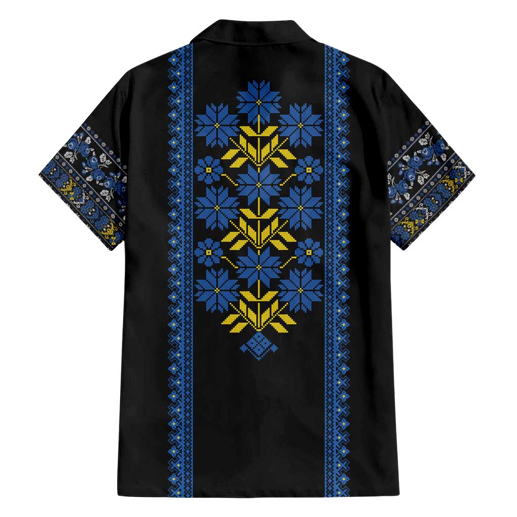 Ukraine Folk Patterns Family Matching Short Sleeve Bodycon Dress and Hawaiian Shirt Sporty Style