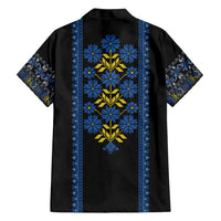 Ukraine Folk Patterns Family Matching Short Sleeve Bodycon Dress and Hawaiian Shirt Sporty Style