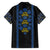 Ukraine Folk Patterns Family Matching Short Sleeve Bodycon Dress and Hawaiian Shirt Sporty Style