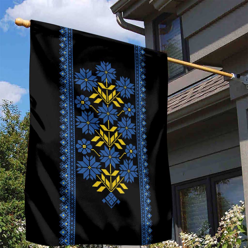 Ukraine Folk Patterns Garden Flag Sporty Style