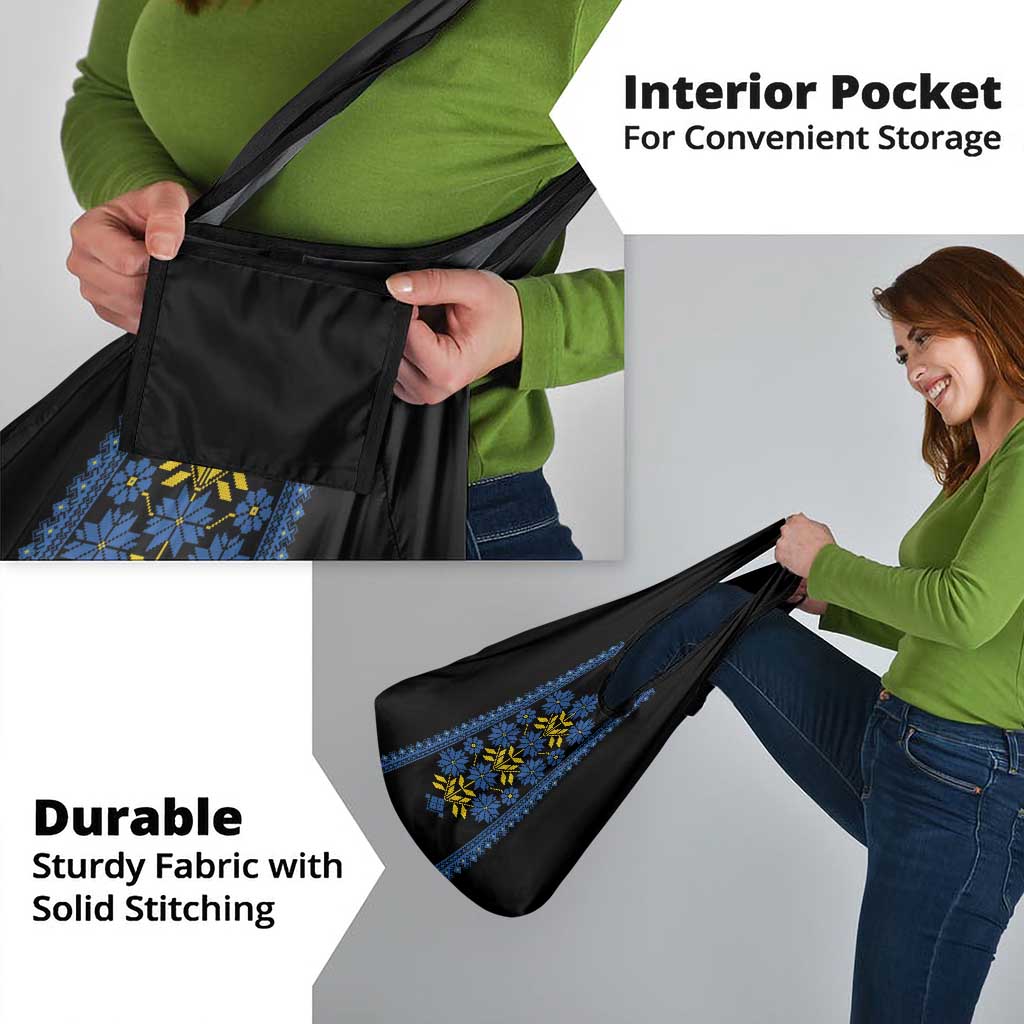 Ukraine Folk Patterns Grocery Bag Sporty Style