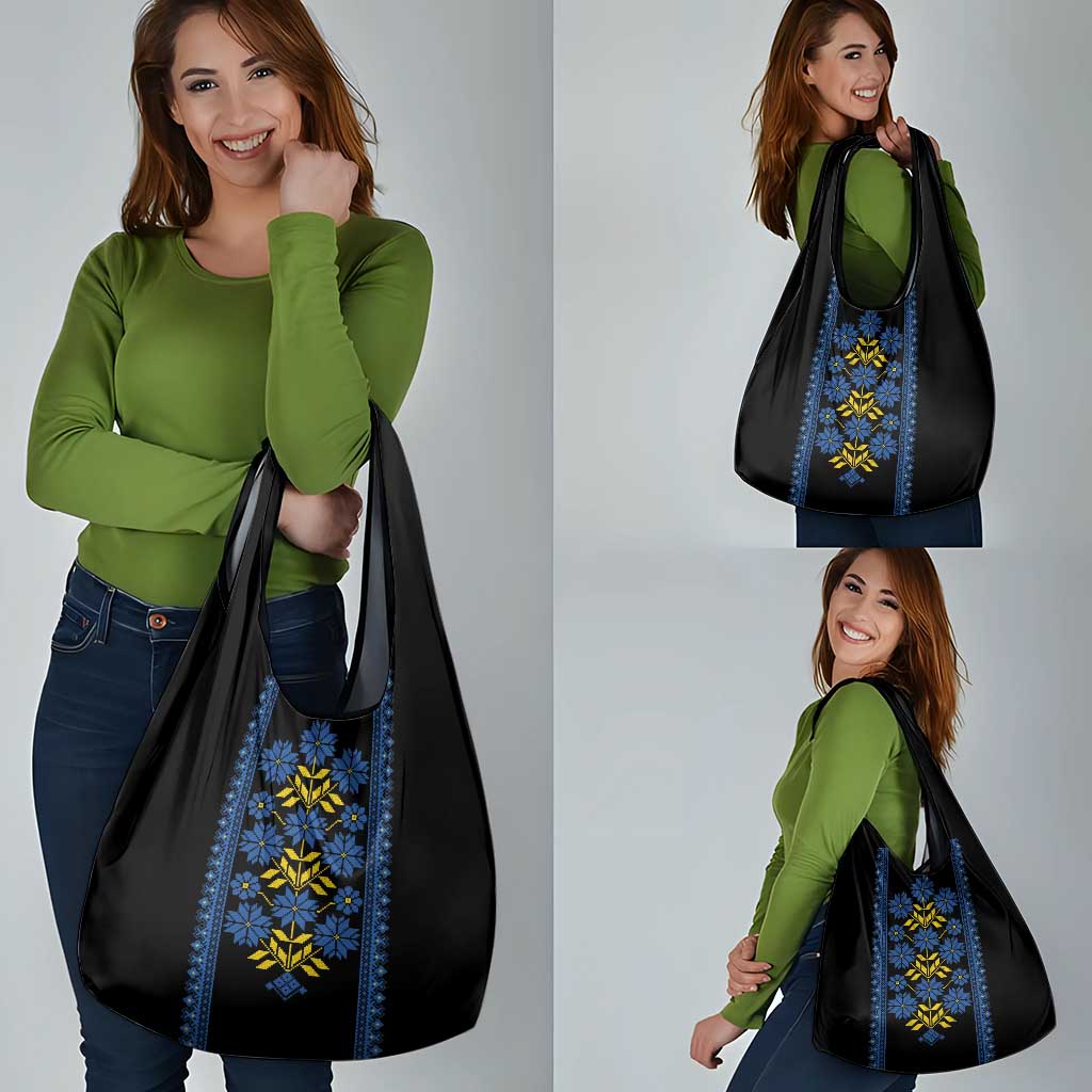 Ukraine Folk Patterns Grocery Bag Sporty Style