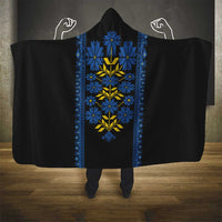 Ukraine Folk Patterns Hooded Blanket Sporty Style