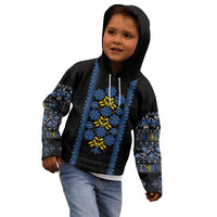 Ukraine Folk Patterns Kid Hoodie Sporty Style