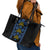 Ukraine Folk Patterns Leather Tote Bag Sporty Style